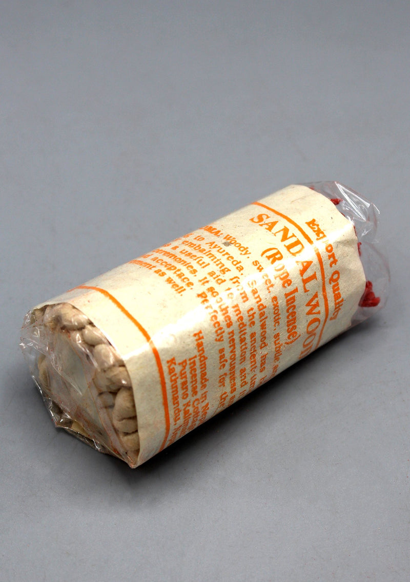 Sandalwood Rope Incense-Pack of 6