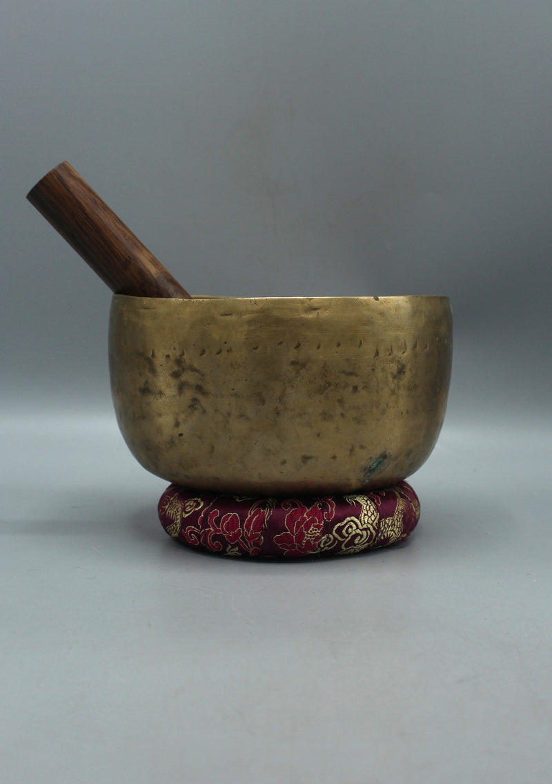 Tibetan Chakra Healing Thadobati Singing Bowl 625gm 6.2"
