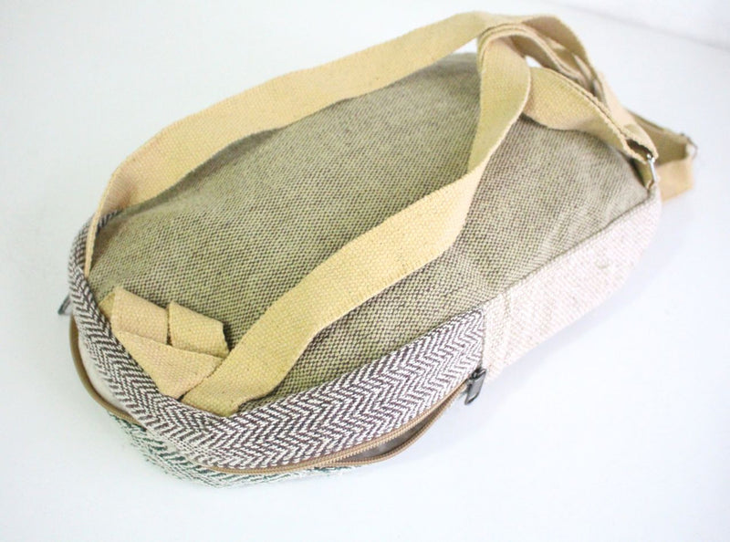 Cotton Blended Medium Hemp BackPack - nepacrafts