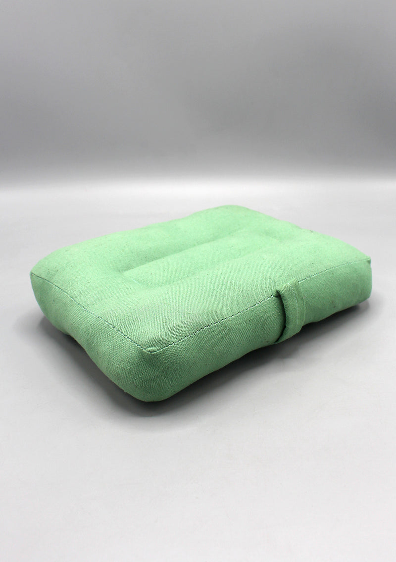 Light Green Cotton Meditation Cushion