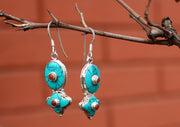 Elegant Beauty Drop Sterling Silver Dangle Earrings - nepacrafts