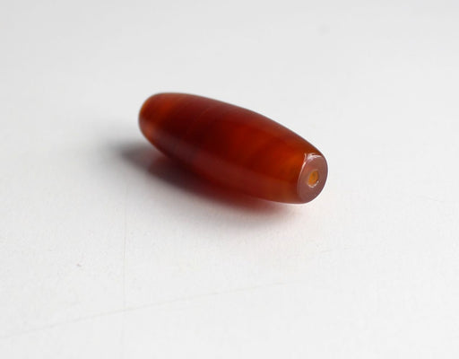 39mm Tibetan Red Agate Dzi Bead - nepacrafts