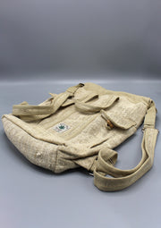 Natural Himalayan Hemp Drawstring Rucksack - nepacrafts