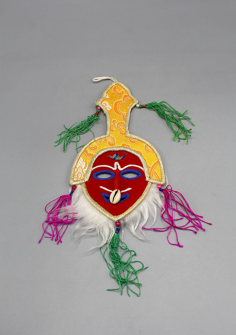 Brocade Face Mask Wall Hanging