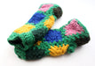 Attractive Hand Crochet Green and Yellow Color Finger less Gloves - nepacrafts