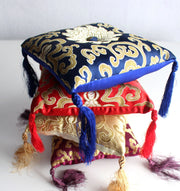 Lotus Singing Bowl Cushion, Handmade - nepacrafts