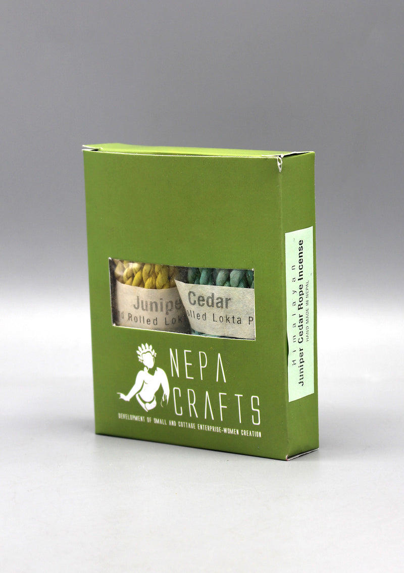 Juniper Cedar Nepalese Rope Incense Gift Box