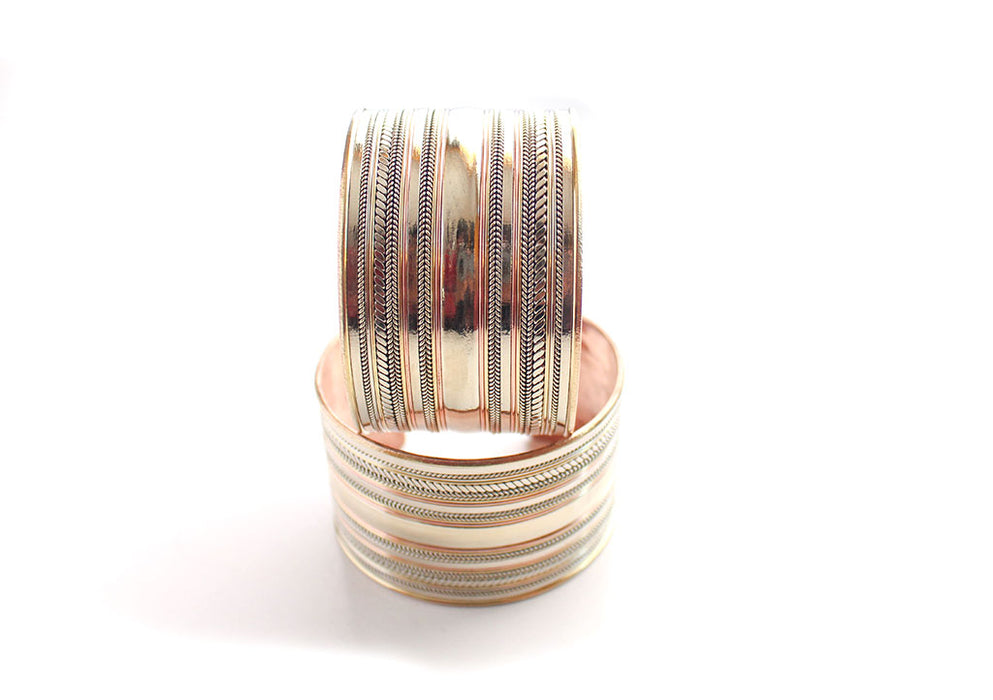 Handmade Tibetan Copper Unisex Bracelet - nepacrafts