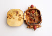 Goldplated Vajrapani Ghau Pendant with Lapis Stone - nepacrafts