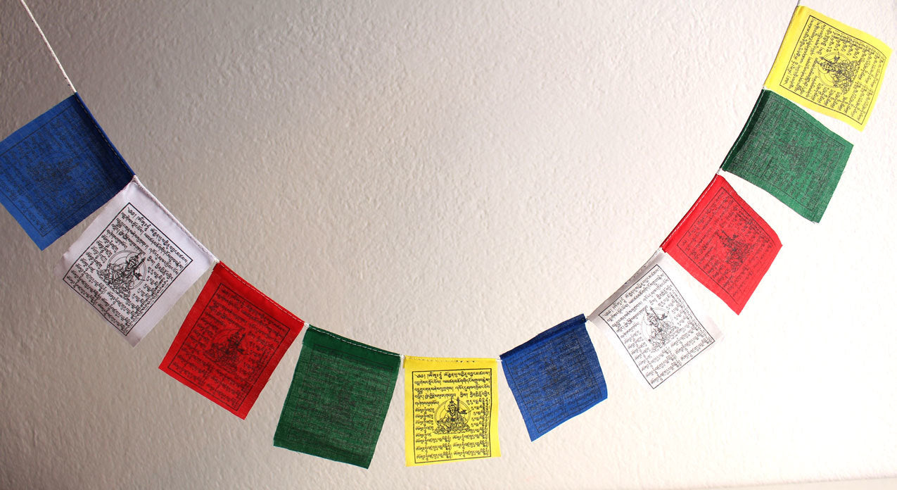 Guru Rinpoche Baby Cotton Prayer Flags - nepacrafts