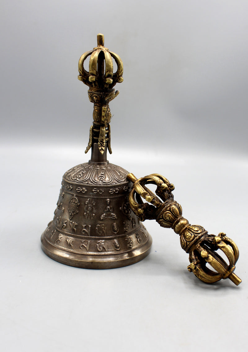 Tibetan Buddhist Bell and Dorjee Set