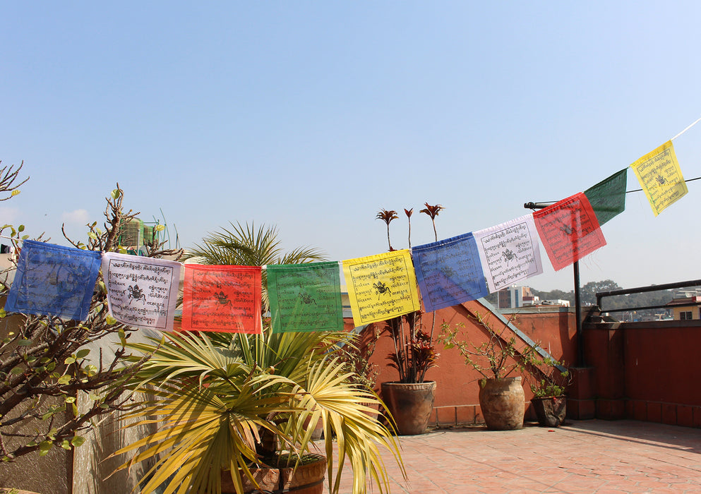 Five Rolls of Polyester Windhorse Prayer Flags