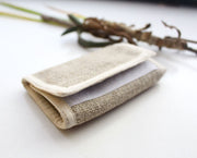 Natural Soft Hemp Tri Fold Off White Wallet - nepacrafts