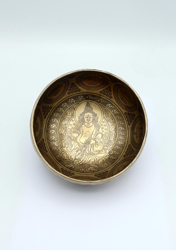 Fine Arts Jambala Etched Singing Bowl -6 inch
