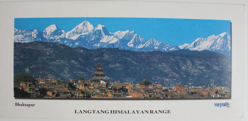 Langtang Himalayan Range Panoramic Nepal Postcard - nepacrafts