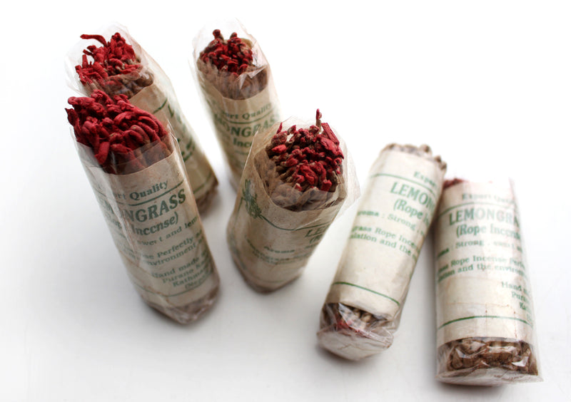 Lemongrass Rope Incense Pack of Six