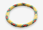 Funky Bright Crocheted Beads Roll On Bracelet RB059 - nepacrafts