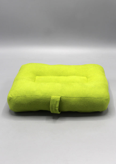 Parrot Green Cotton Meditation Cushion