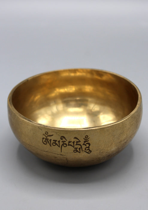 Fine Carving Shakyamuni Buddha Singing Bowl - nepacrafts