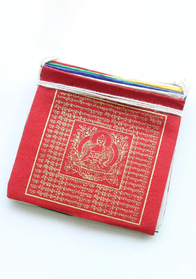 Lokta Paper Medicine Buddha Prayer Flags