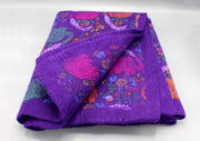Elephant Print Colorful Felt Wool Indoor Mat - nepacrafts