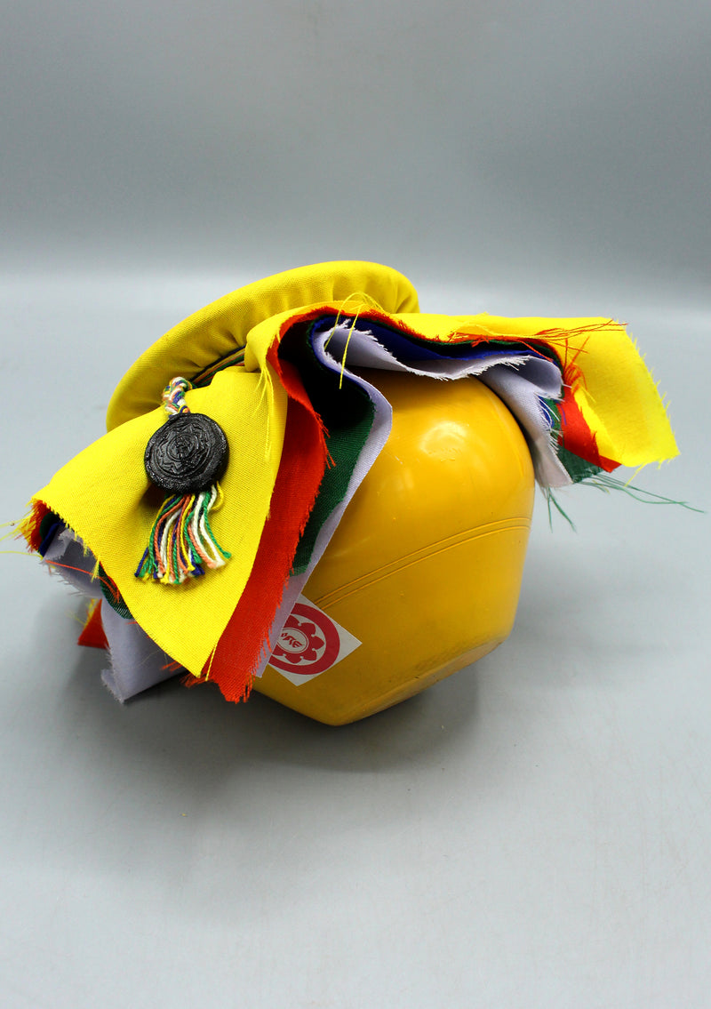 Tibetan Ritual Earth Yellow Vase Sachu Bhumpa