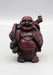 Laughing Buddha with Fan Maroon Resin Statue - nepacrafts