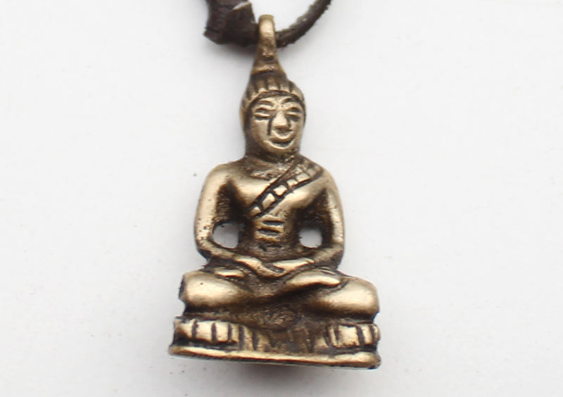 Mini Brass Buddha Locket Pendant - nepacrafts