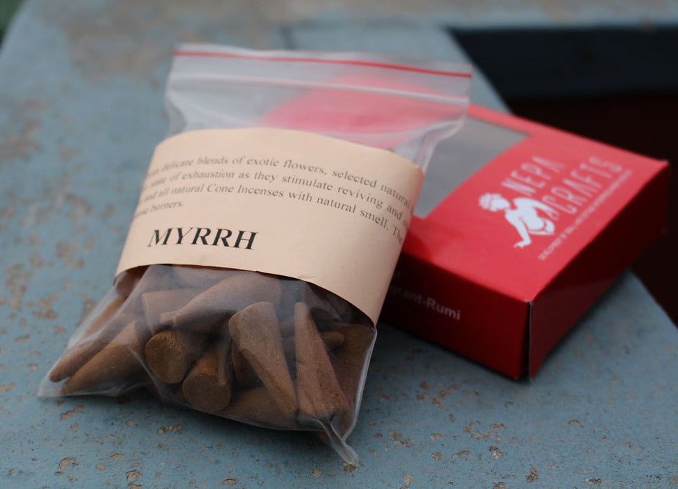 Myrrh Cone Incense - nepacrafts