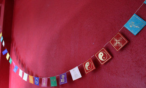 Buddhist Symbols Paper Prayer Flags