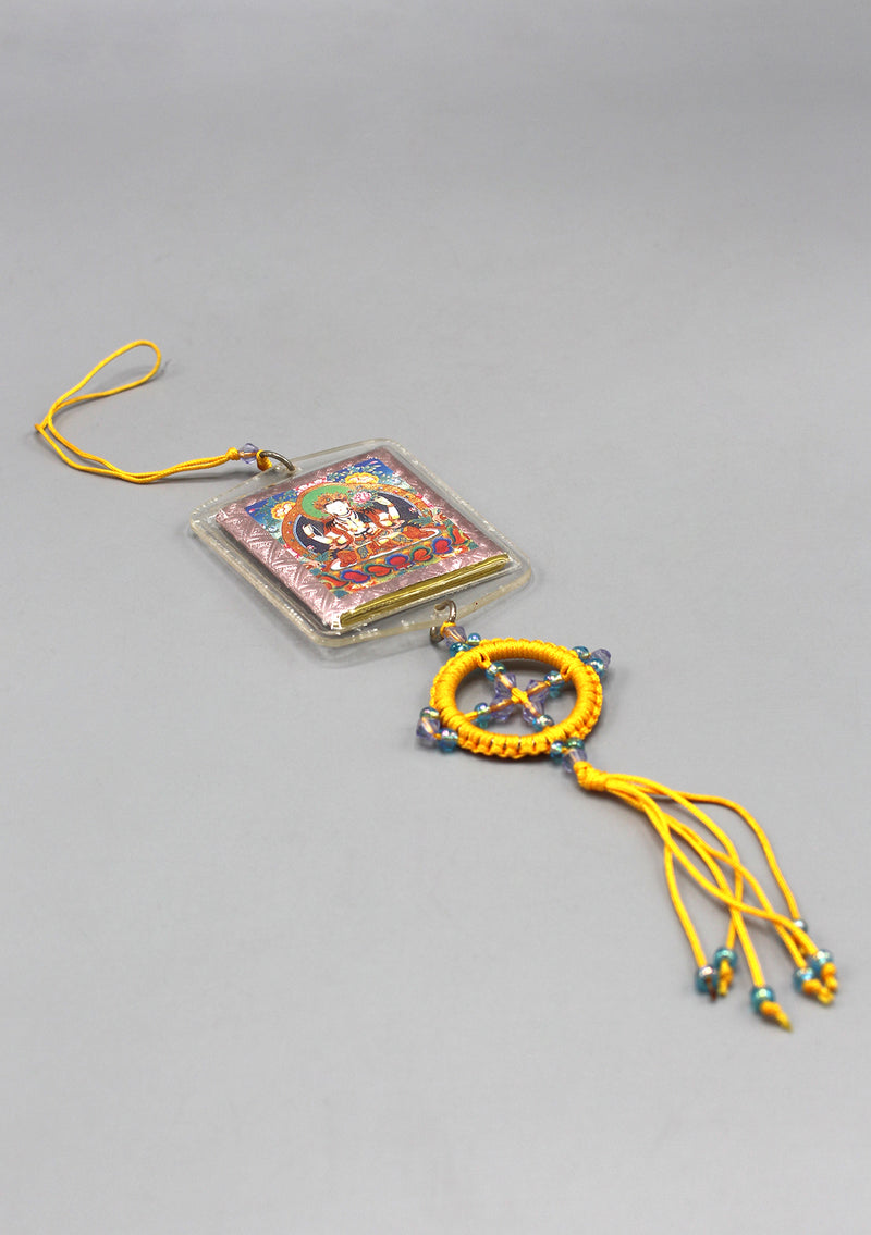 Chenregiz Tibetan Deity Dharma Car Hanging