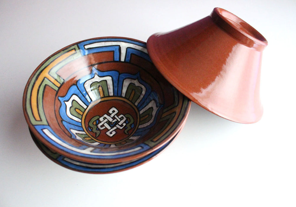 Ceramic Tibetan Soup Bowl - nepacrafts