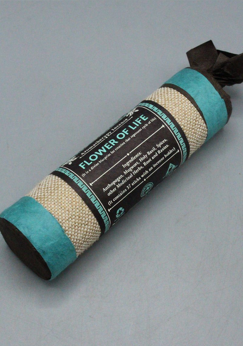 Aromatherapy Anthopogan Tibetan Incense - Flower of Life
