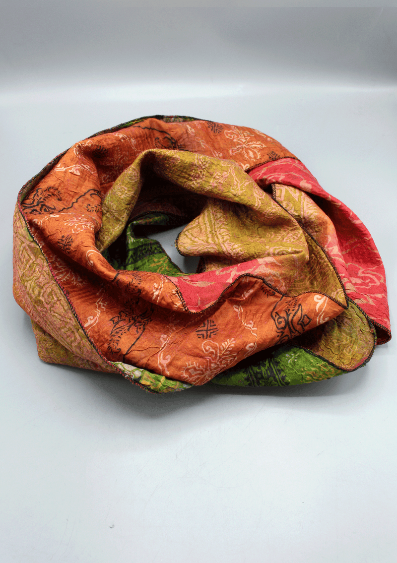 Felt Green and Brown Double Sided Wrap
