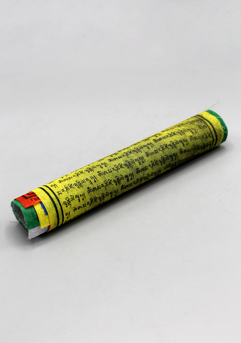 5 Rolls of Guru Padhmasambhava Printed Tibetan Cotton Prayer Flags