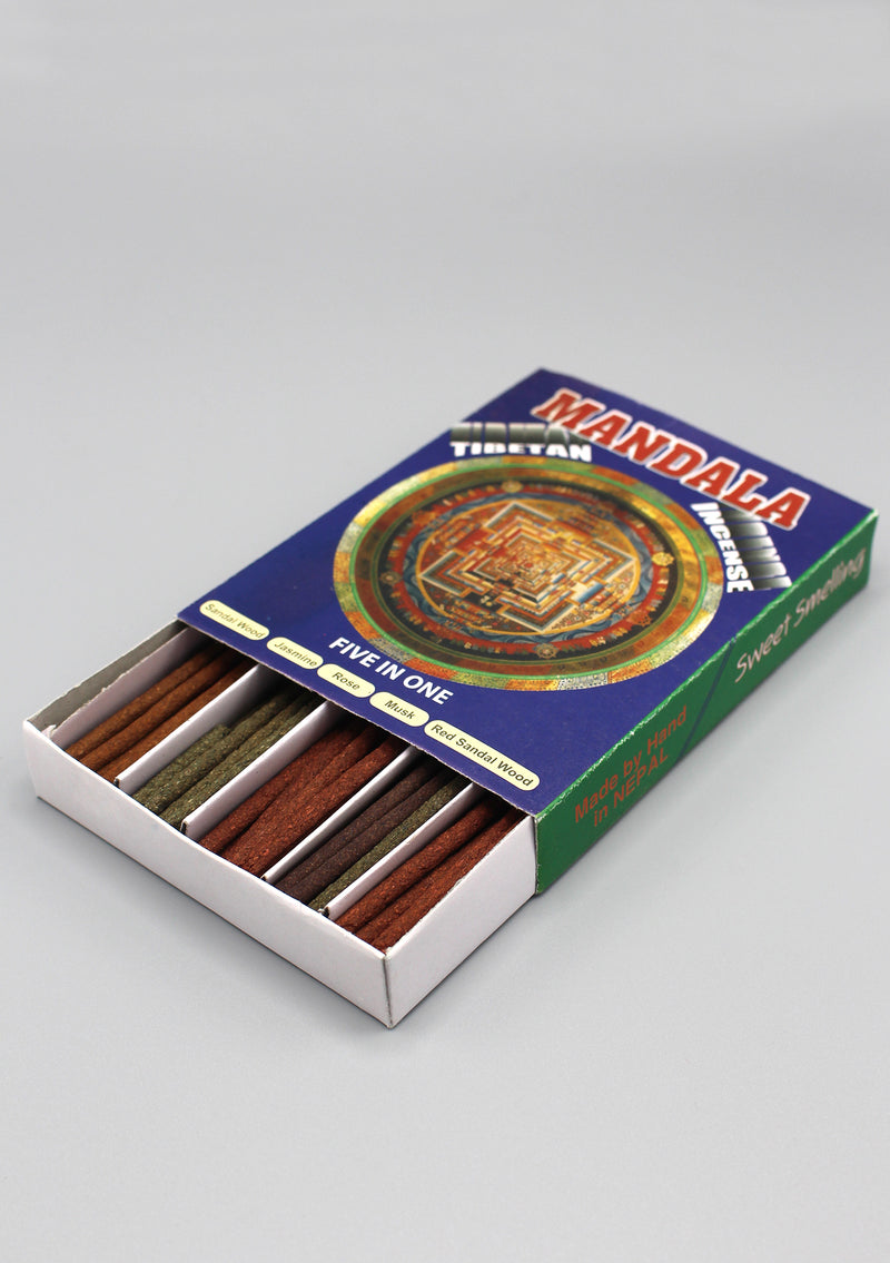 Five in One Mandala Tibetan Incense Pack - nepacrafts