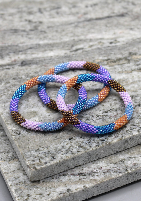 Multi colors Arrow shape Glass Beads Bracelet