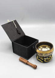 Buddha Eyes Painted Singing Bowl Gift Set - nepacrafts