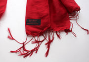 Monk Red Water Pashmina Shawl - nepacrafts