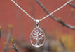 Oval Tree of Life Sterling Silver Necklace - nepacrafts