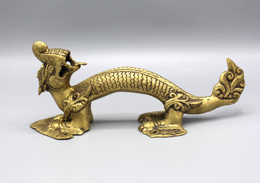 Brass Dragon Traditional Door Handle - nepacrafts