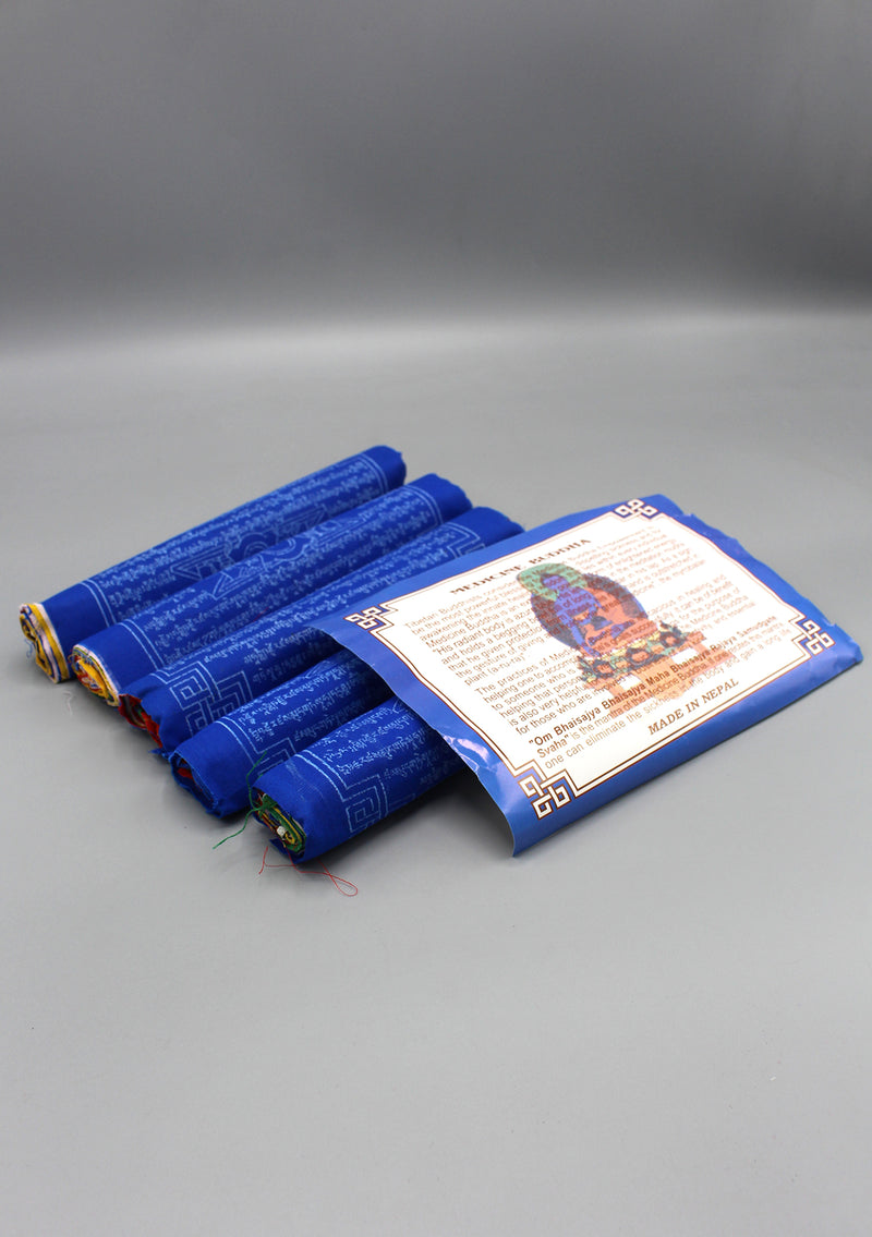 Medicine Buddha  Healing Tibetan Prayer Flag