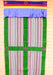 Green Soft Velvet Border Bhutanese Fabric Cotton Door/Wall Hanging Curtain - nepacrafts