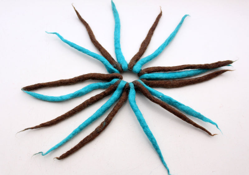Merino Wool Felt Colorful Urchin Head Band - nepacrafts