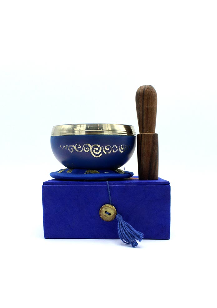 Ajna Singing Bowl Gift Set 3 Inch - Third Eye Chakra