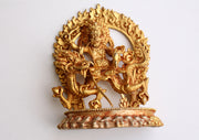 Fully Gold Plated Zambala/Kubera Statue - nepacrafts