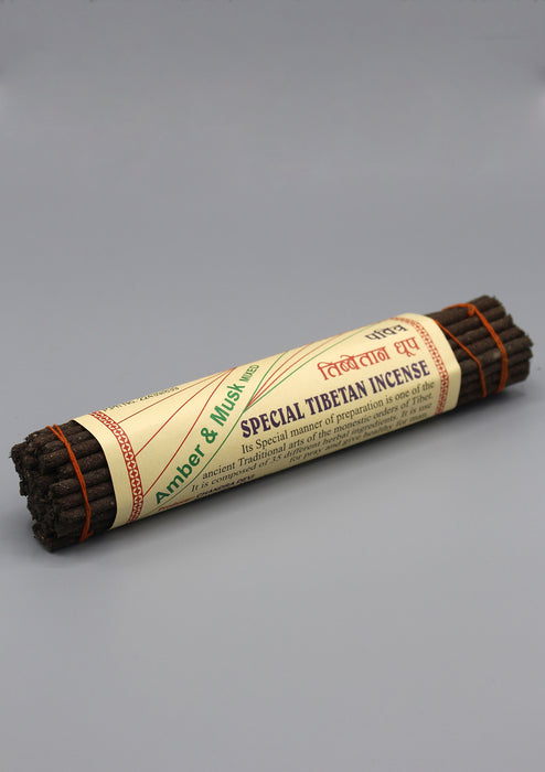 Amber and Musk Special Tibetan Incense - nepacrafts
