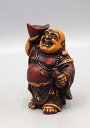 Laughing Buddha with Bowl Resin Statue - nepacrafts