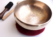Ratnasambhav with Dragon Carved Hand Hammered Singing Bowl 8" - nepacrafts