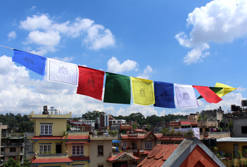 Om Mani Padme Hum Chenrezig English Prayer Flags